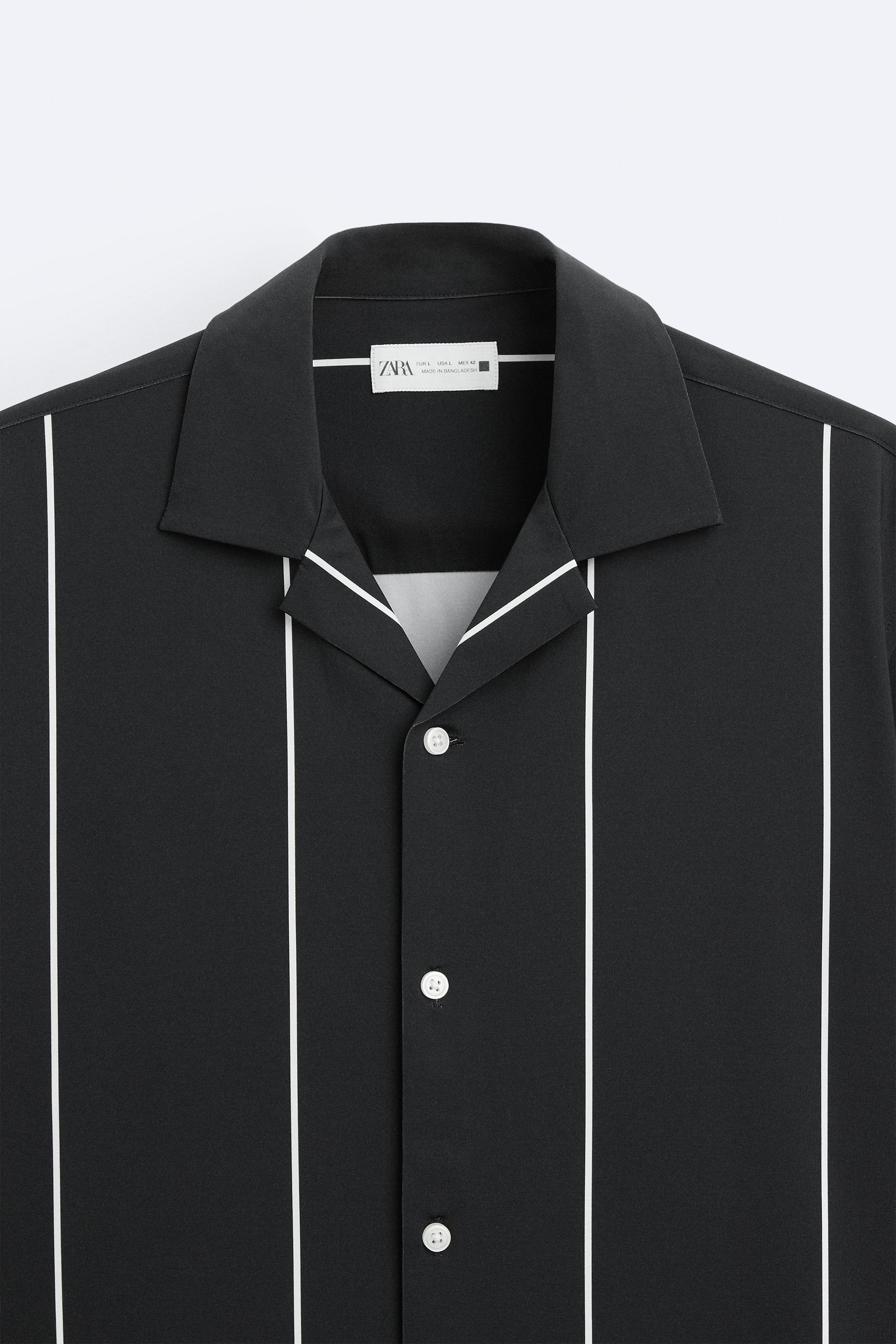 STRIPED STRETCH SHIRT Product Image