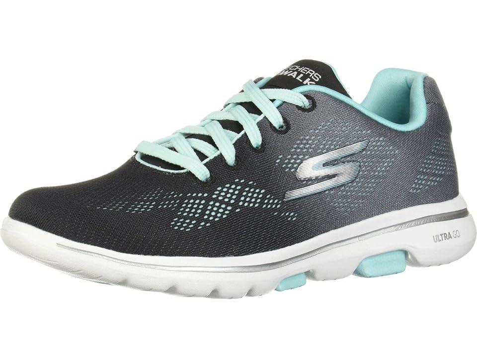 SKECHERS Performance Go Walk 5 - Alive Aqua) Women's Shoes Product Image