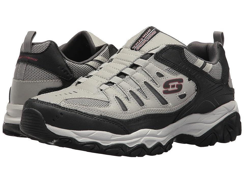 SKECHERS After Burn M. Fit Charcoal) Men's Shoes Product Image