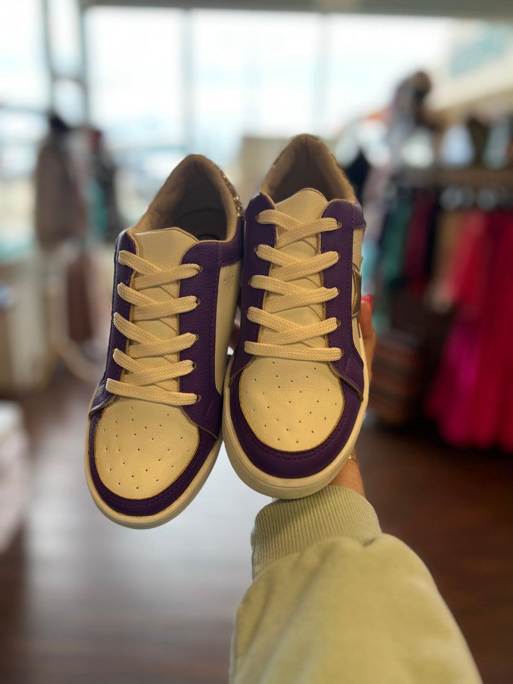 Miel Purple Gameday Sneakers Product Image