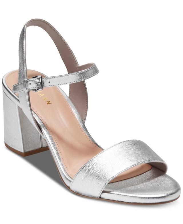 Cole Haan Josie Block Heel Sandal (65 mm) Leather) Women's Shoes Product Image