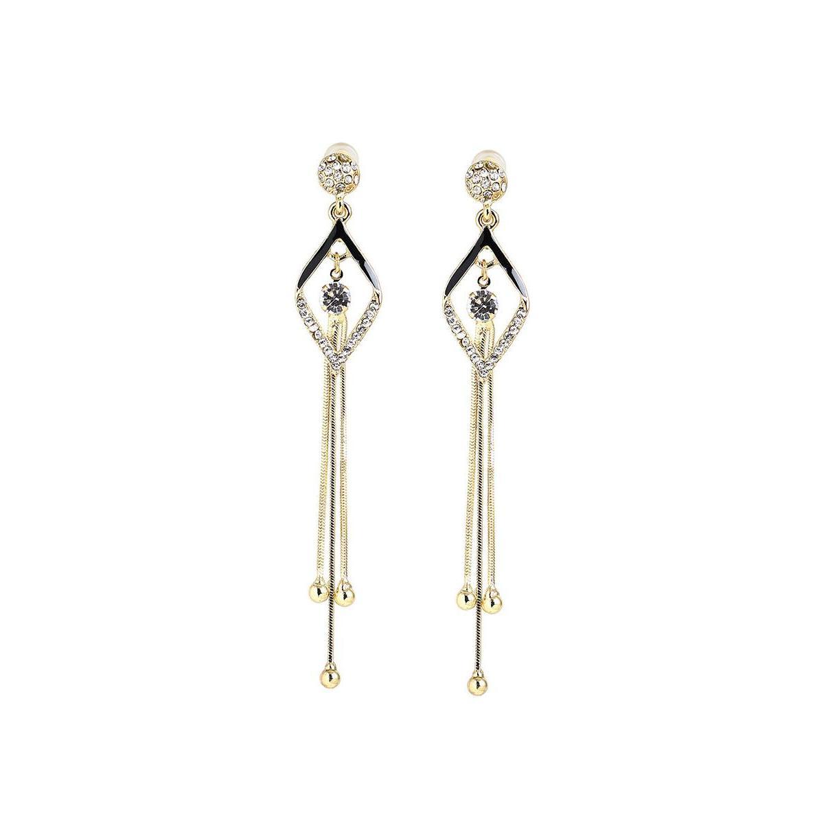 Sohi Womens Sleek Drop Earrings Product Image