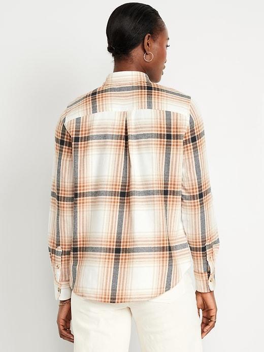 Classic Flannel Button-Down Shirt Product Image