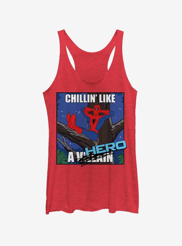 Marvel Spider-Man Chillin Hero Girls Tank Product Image