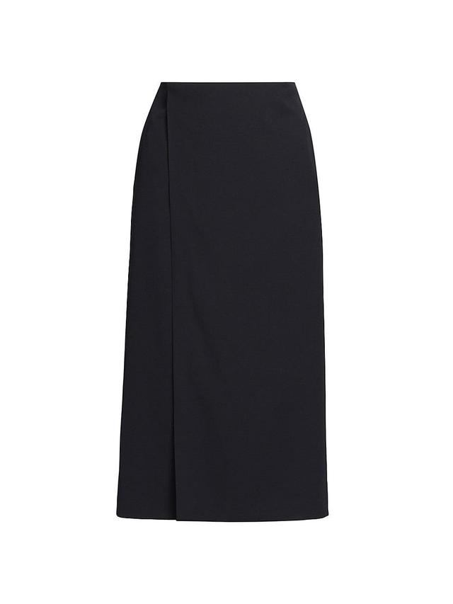 Womens Kavi Wool Wrap Midi-Skirt Product Image