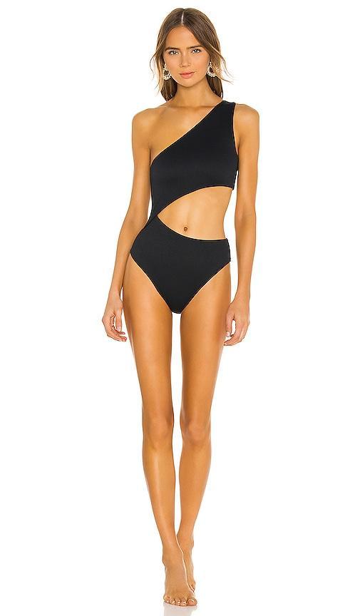 Beach Riot Celine Cutout One-Shoulder One-Piece Swimsuit Product Image