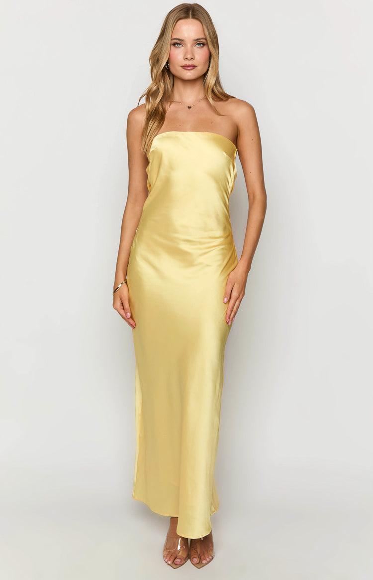 Libra Yellow Maxi Dress Product Image