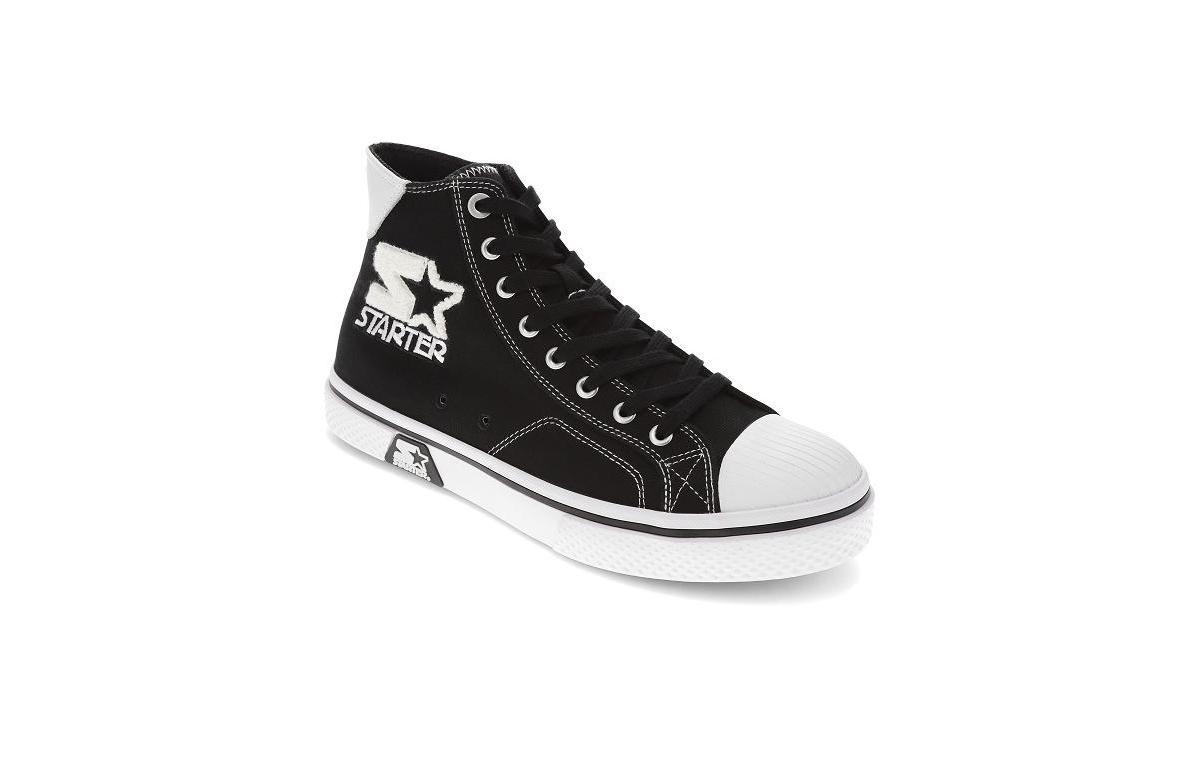 Starter Mens Tradition Hi Sneaker - Black Product Image