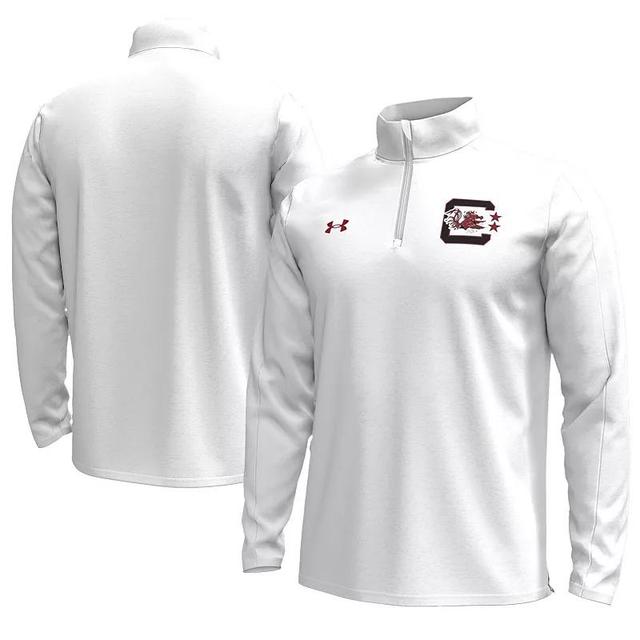 Mens Under Armour South Carolina Gamecocks Throwback Quarter-Zip Pullover Top Product Image