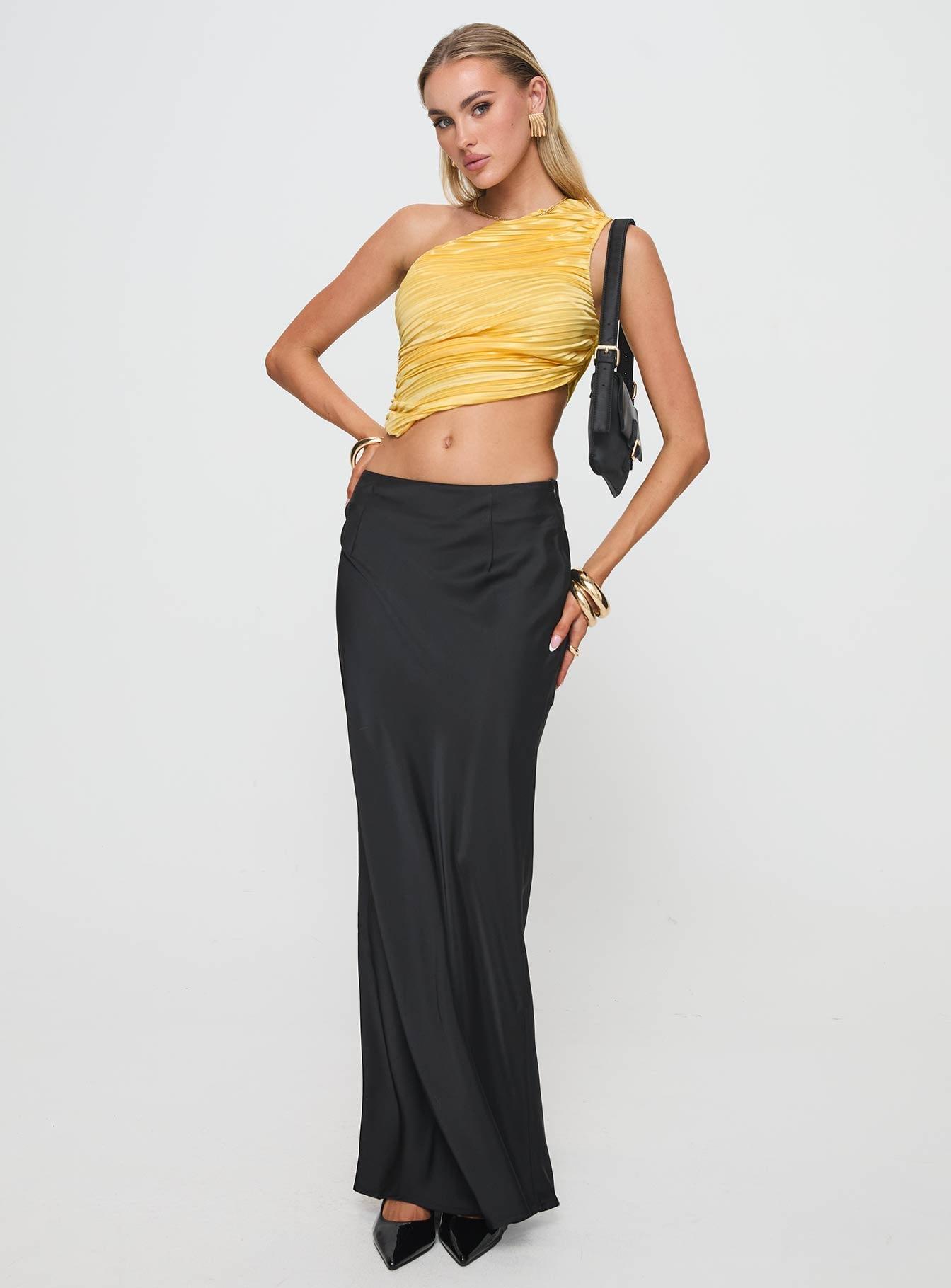 Brinstead One Shoulder Top Yellow Product Image