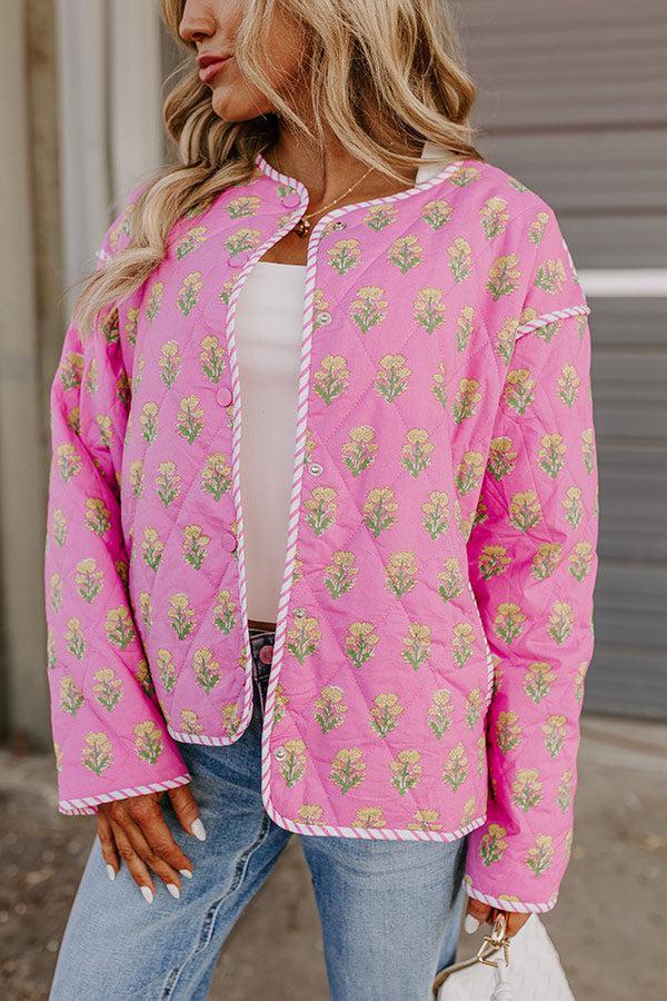 Floral Fields Quilted jacket Product Image