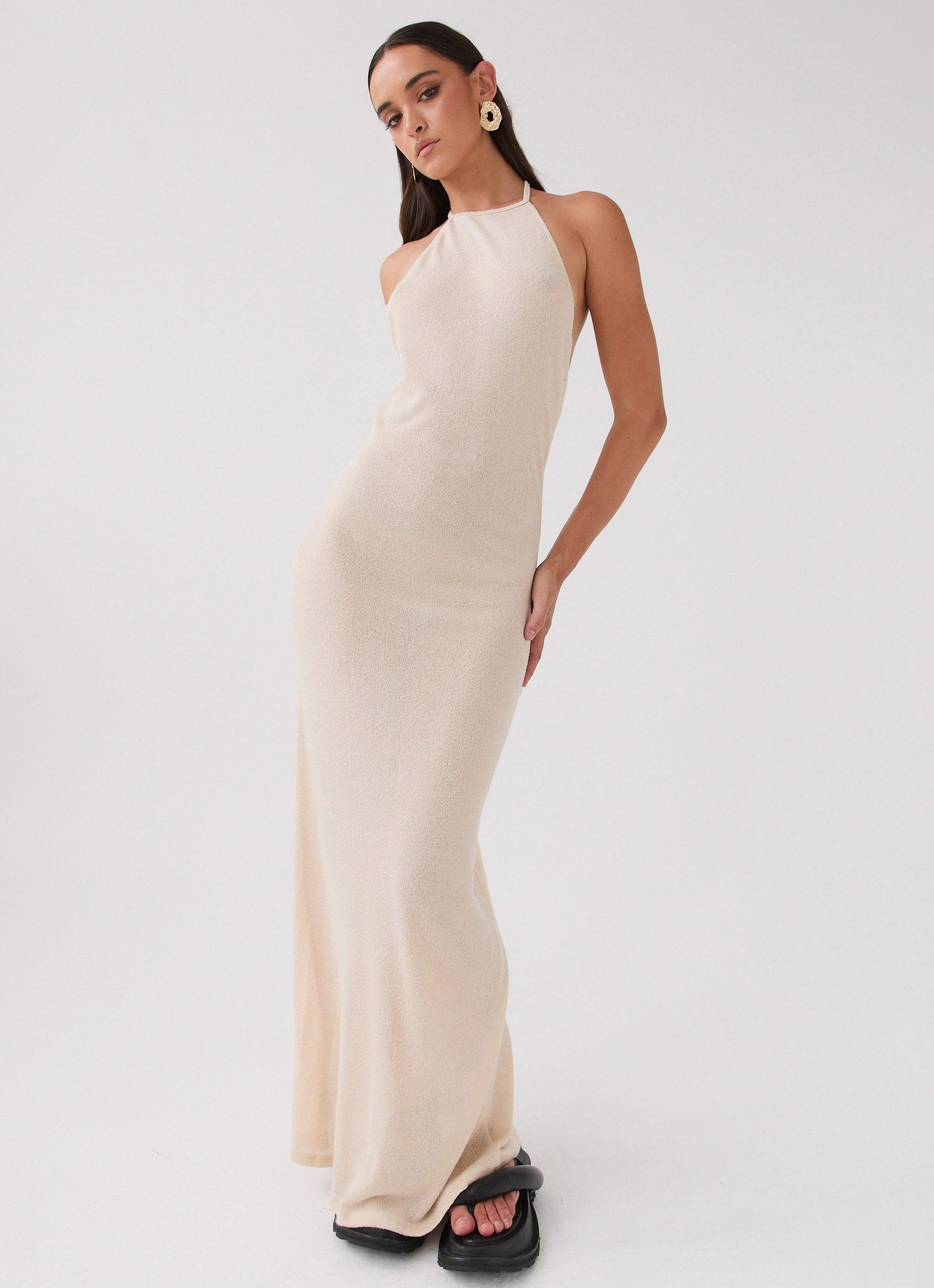 Here With Me Knit Maxi Dress - Sand product image