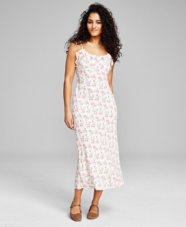 And Now This Womens Sleeveless Ruffled Midi Dress, Created for Macys Product Image