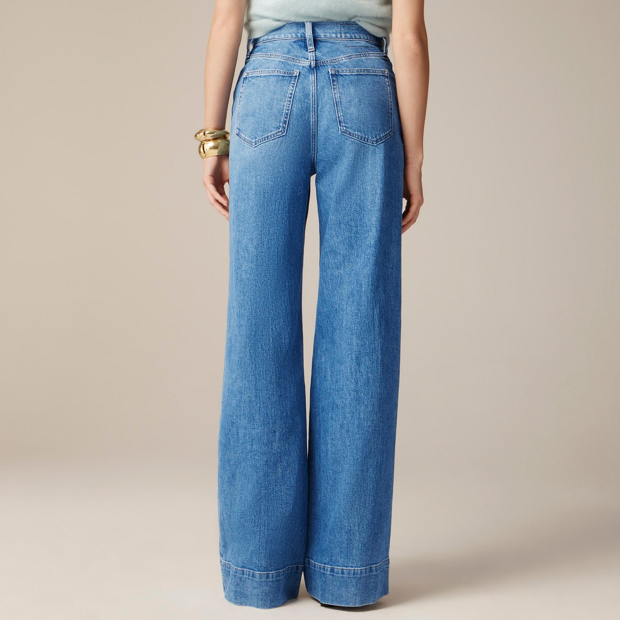 High-rise denim trouser in 1996 semi-stretch Product Image