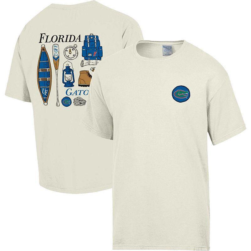 Mens Comfort Wash Cream Florida Gators Camping Trip T-Shirt Product Image