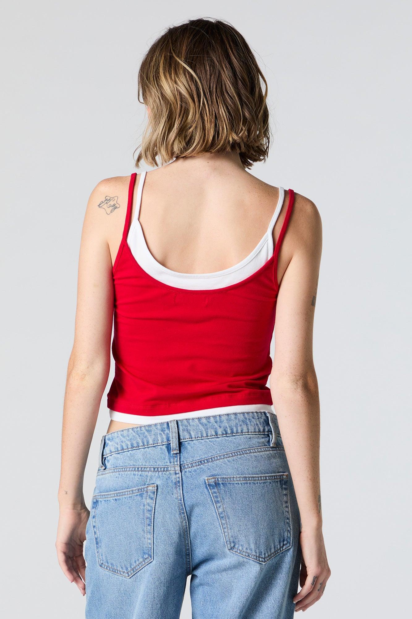 Layered Cropped Cami Female Product Image