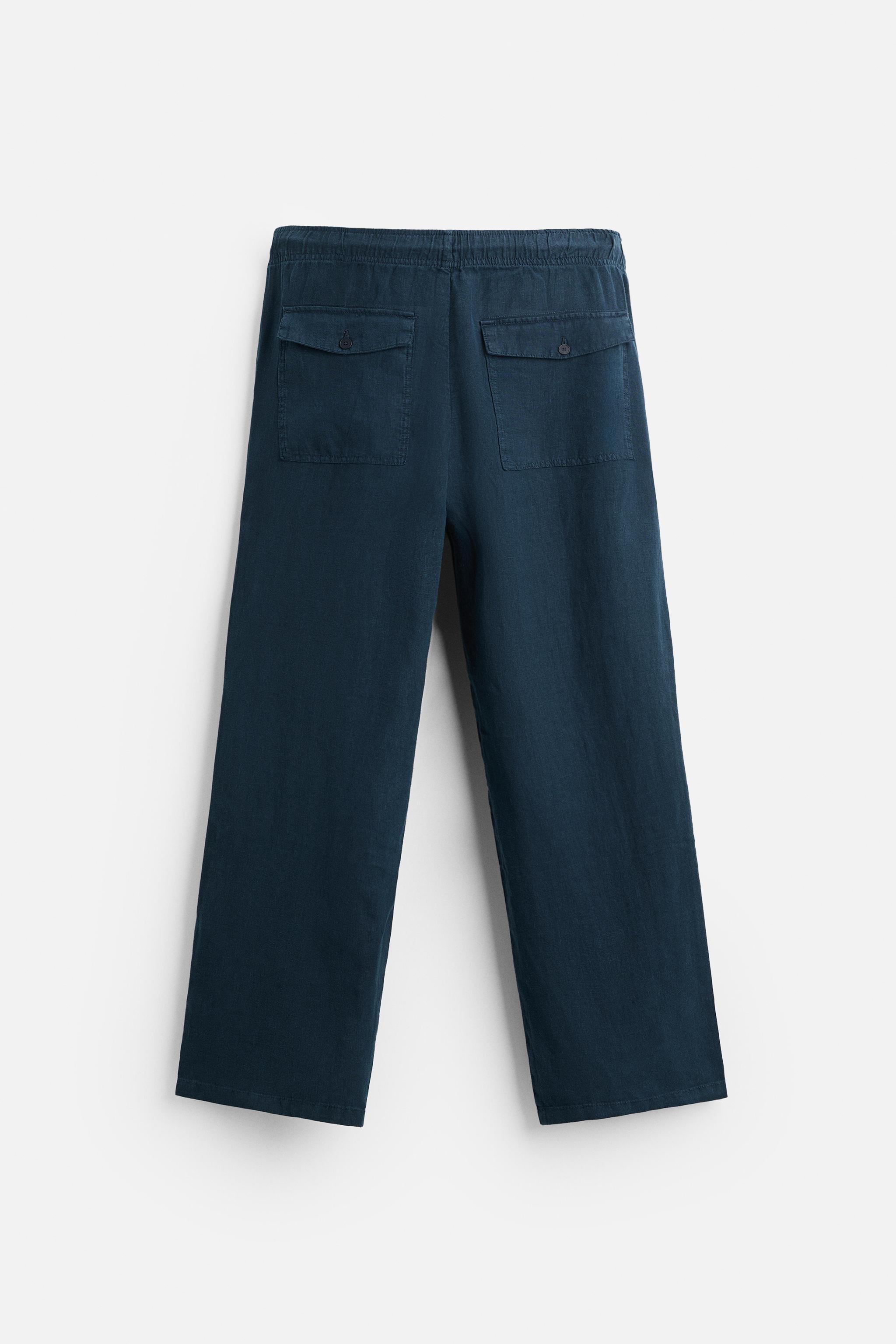 LINEN PANTS IN 100% LINEN Product Image