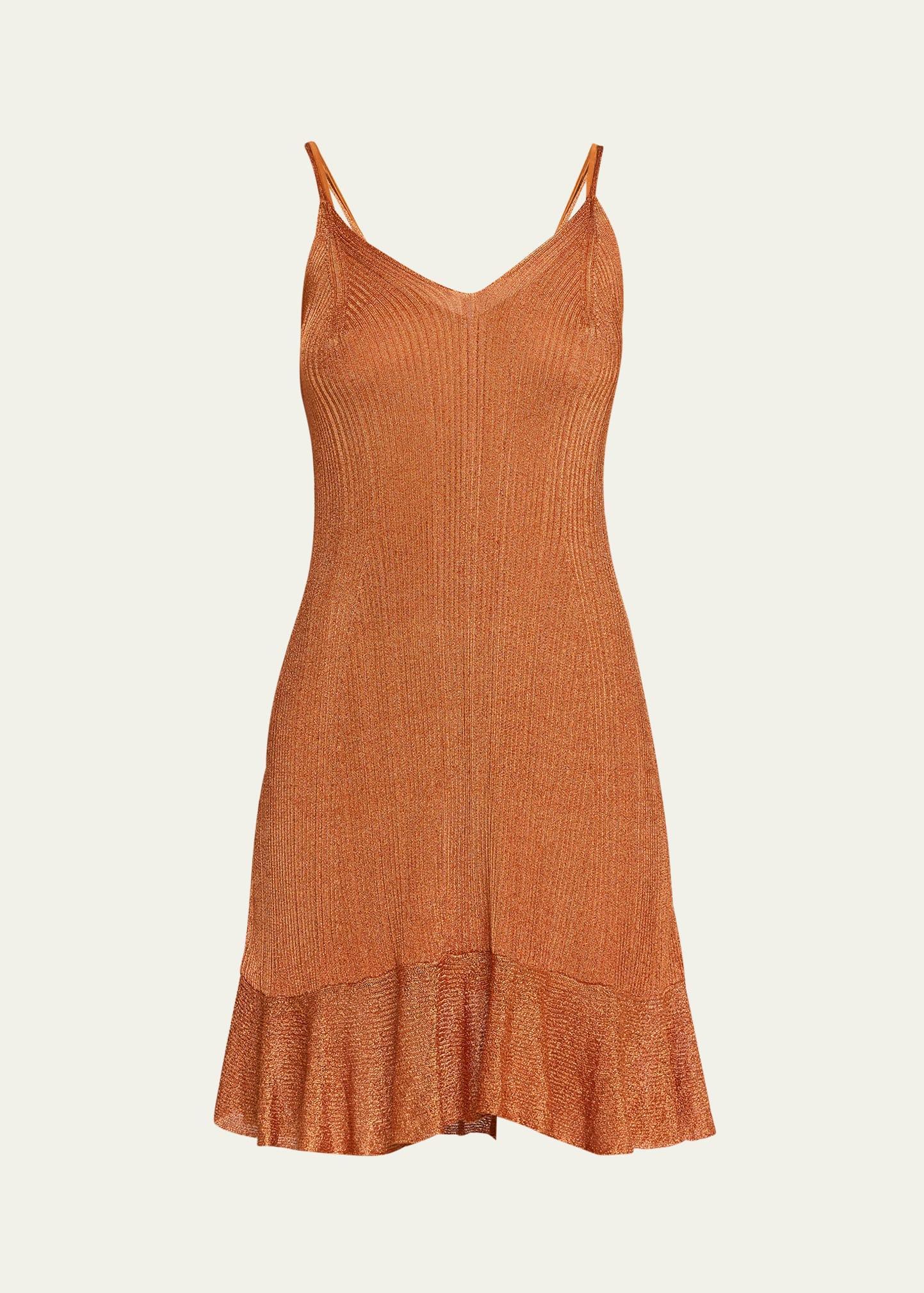 Ulla Johnson Bianca Metallic Semisheer Minidress Product Image