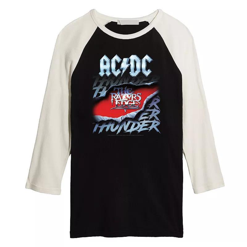 Mens Thunder Repeat Raglan Tee Black Product Image