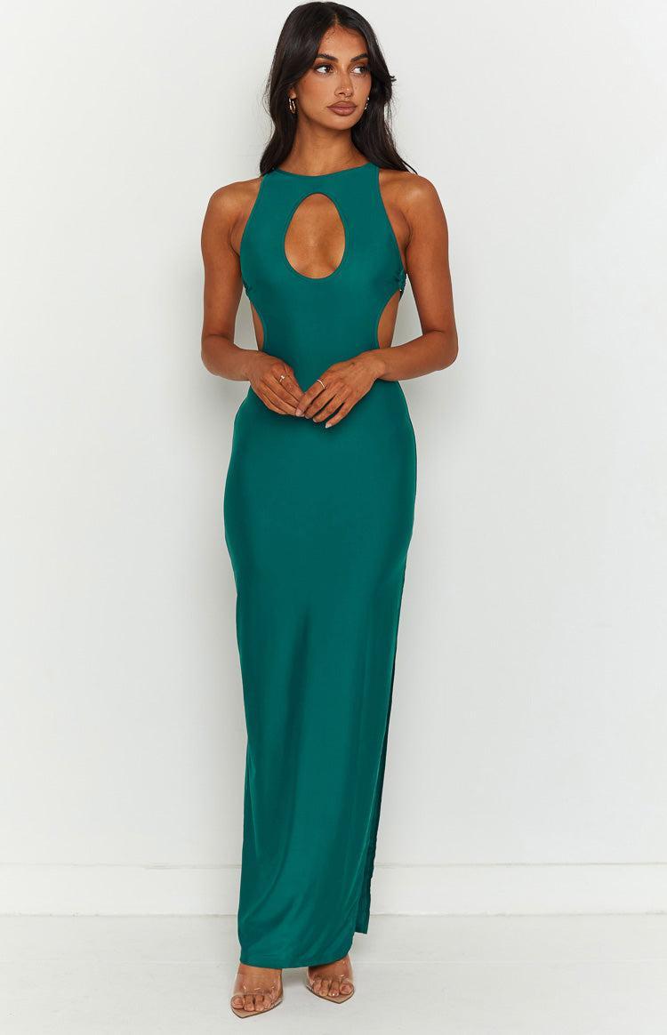 Blaire Green Maxi Dress Product Image