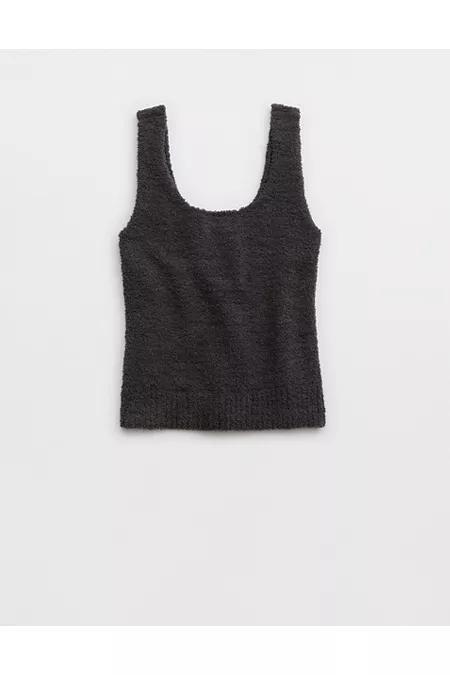 Aerie Marshmallow Cropped Tank Top Women's Product Image