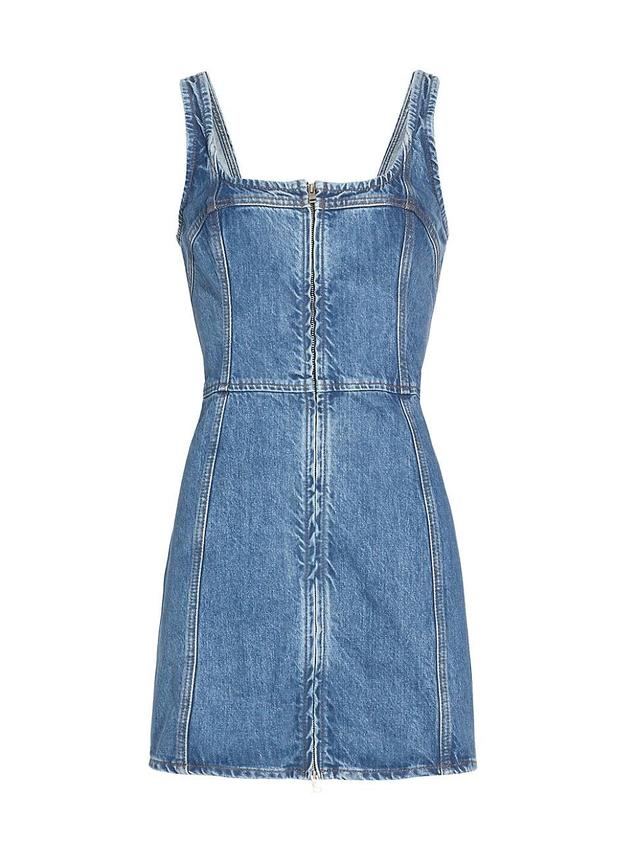 FRAME Bustier Denim Minidress Product Image