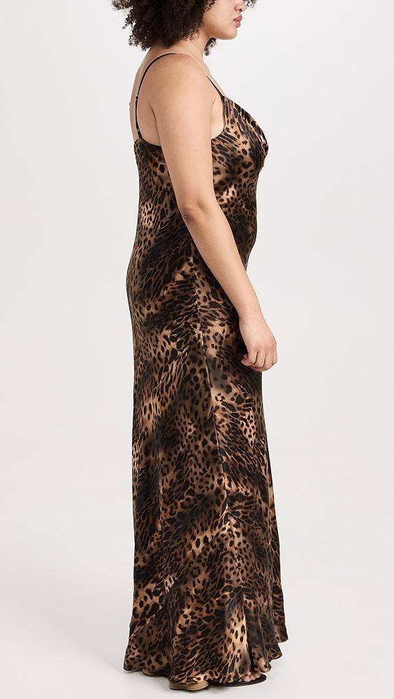 L'AGENCE Venice Cowl Lace NK Gown | Shopbop Product Image