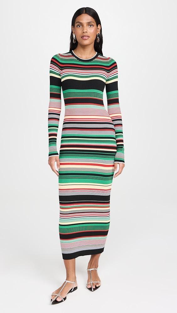 rabanne Striped Dress | Shopbop Product Image