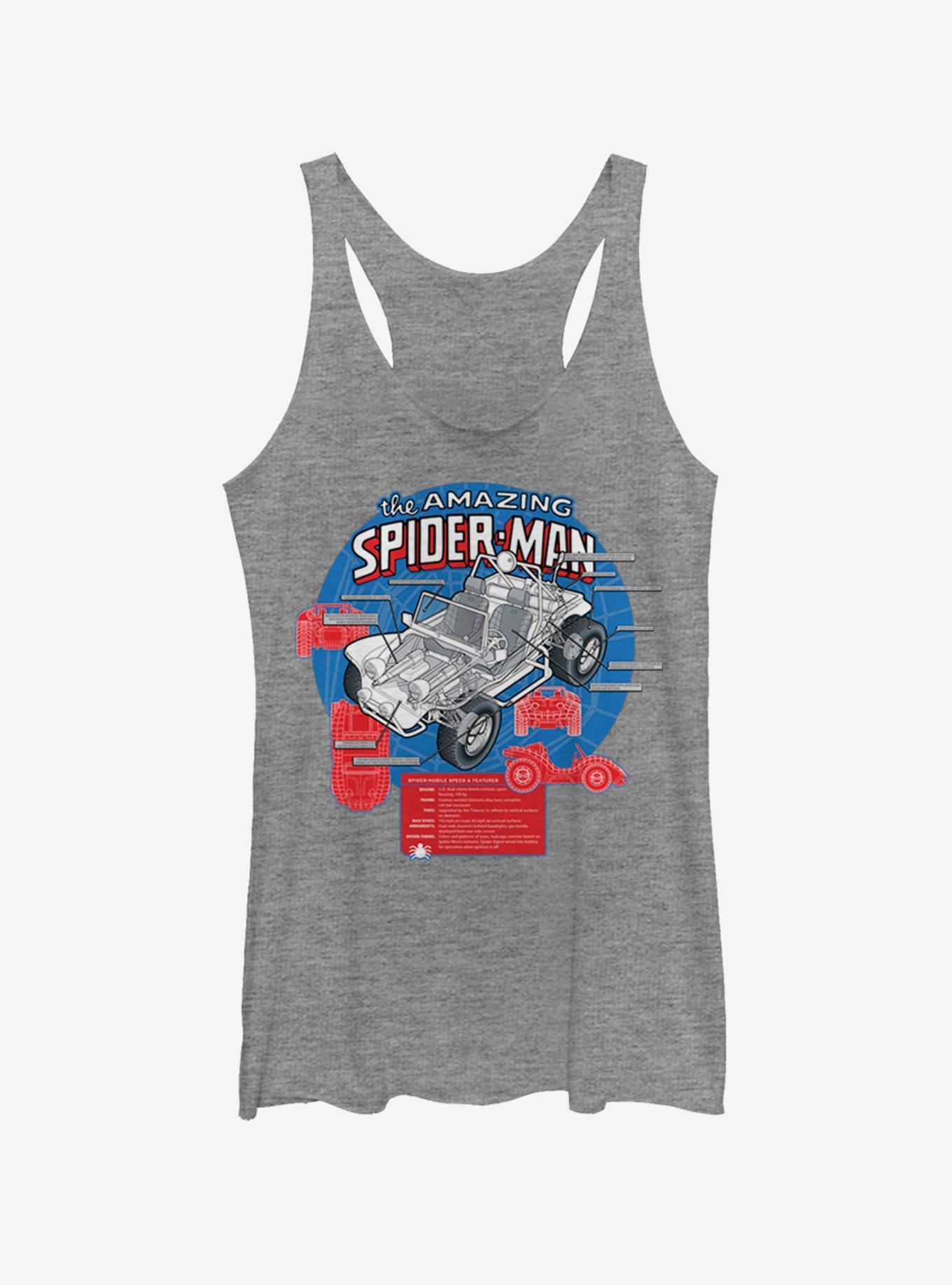 Marvel Spider-Man Amazing Spider-Mobile Girls Tank Product Image