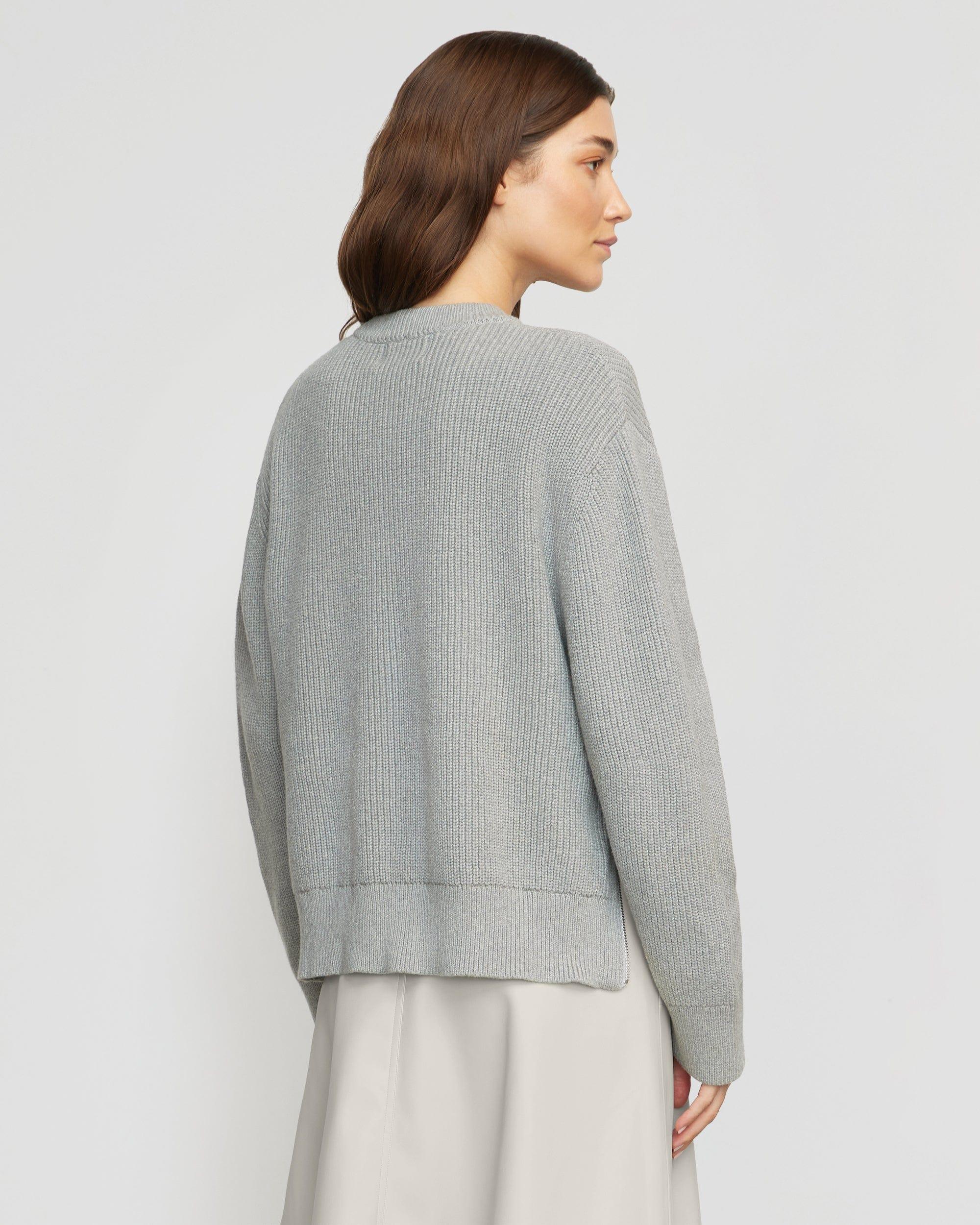 Tate Organic Cotton Side-Zip Sweater Product Image