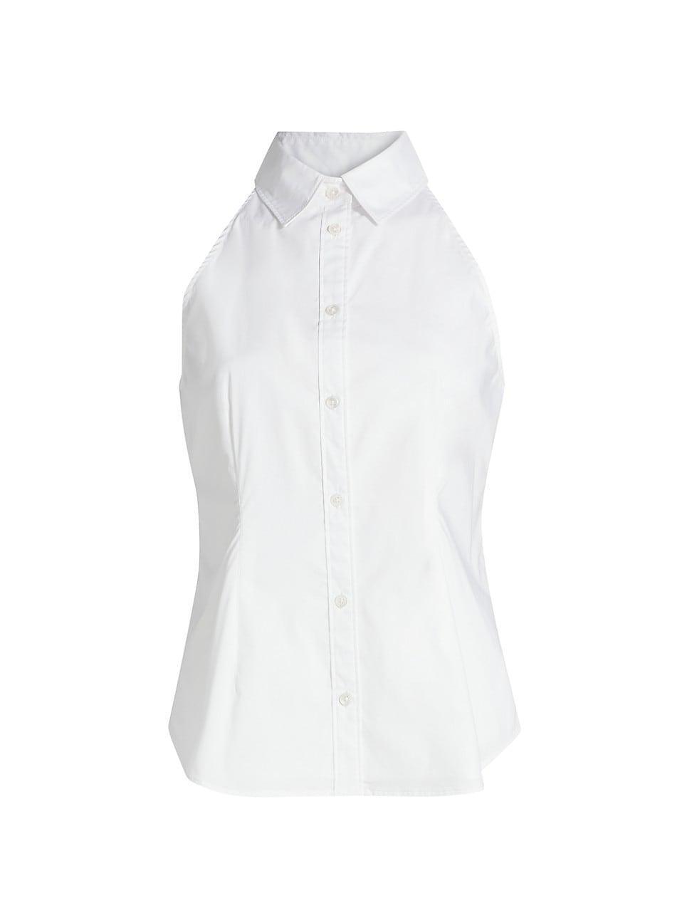 Womens Harper Cotton-Blend Sleeveless Shirt Product Image