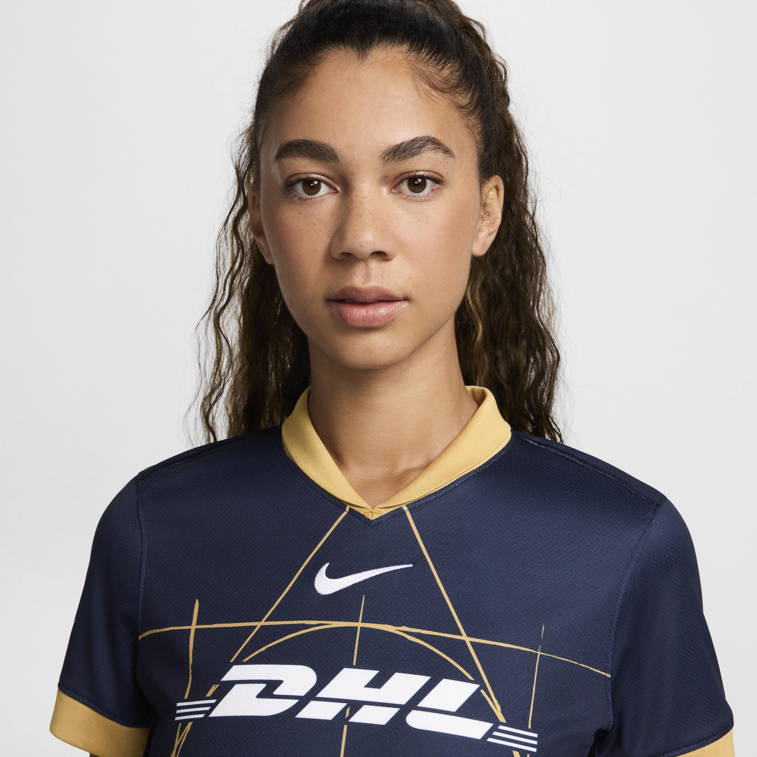 Pumas UNAM 2024/25 Stadium Away Nike Womens Dri-FIT Soccer Replica Jersey Product Image