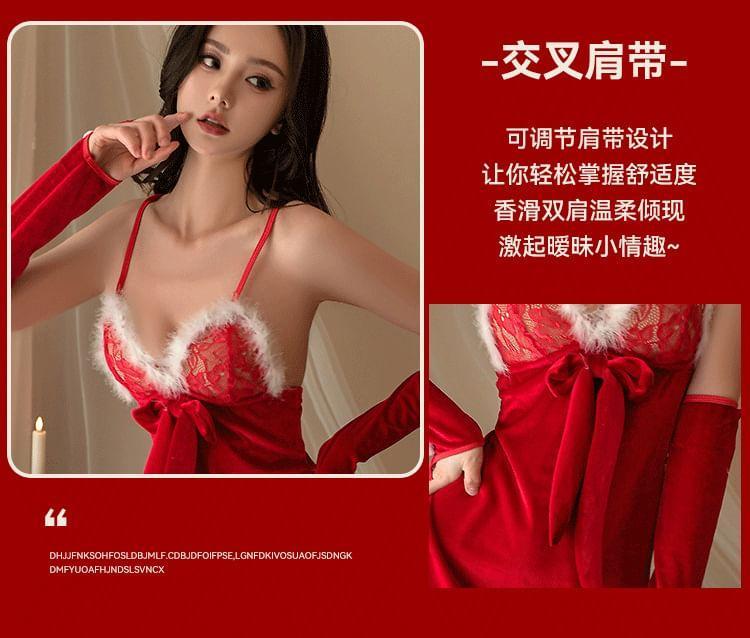 Christmas Lingerie Costume Set Product Image