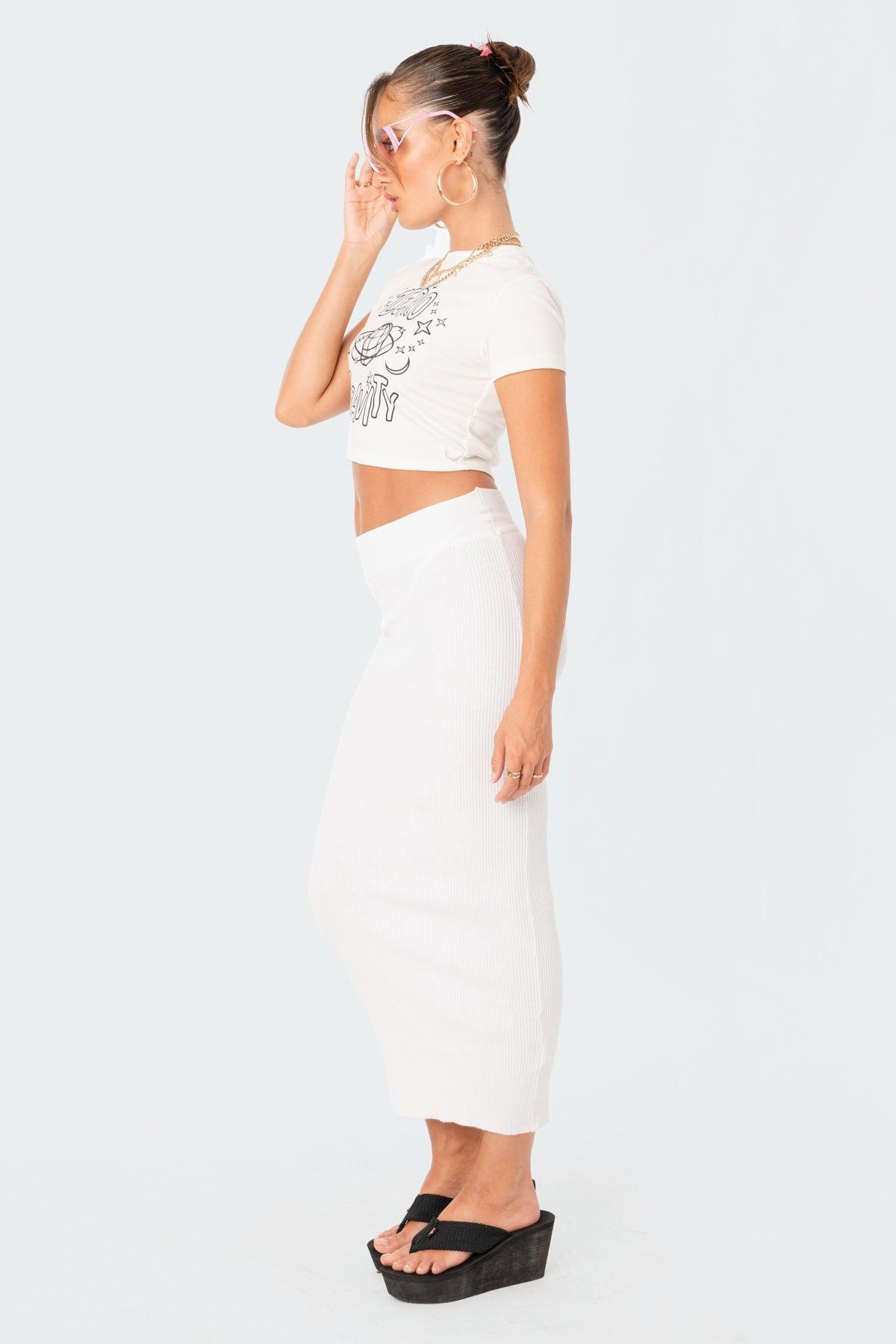 Leila Knitted Maxi Skirt Product Image