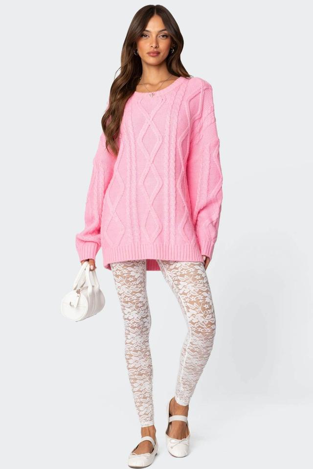 Sheer Lace Leggings Product Image