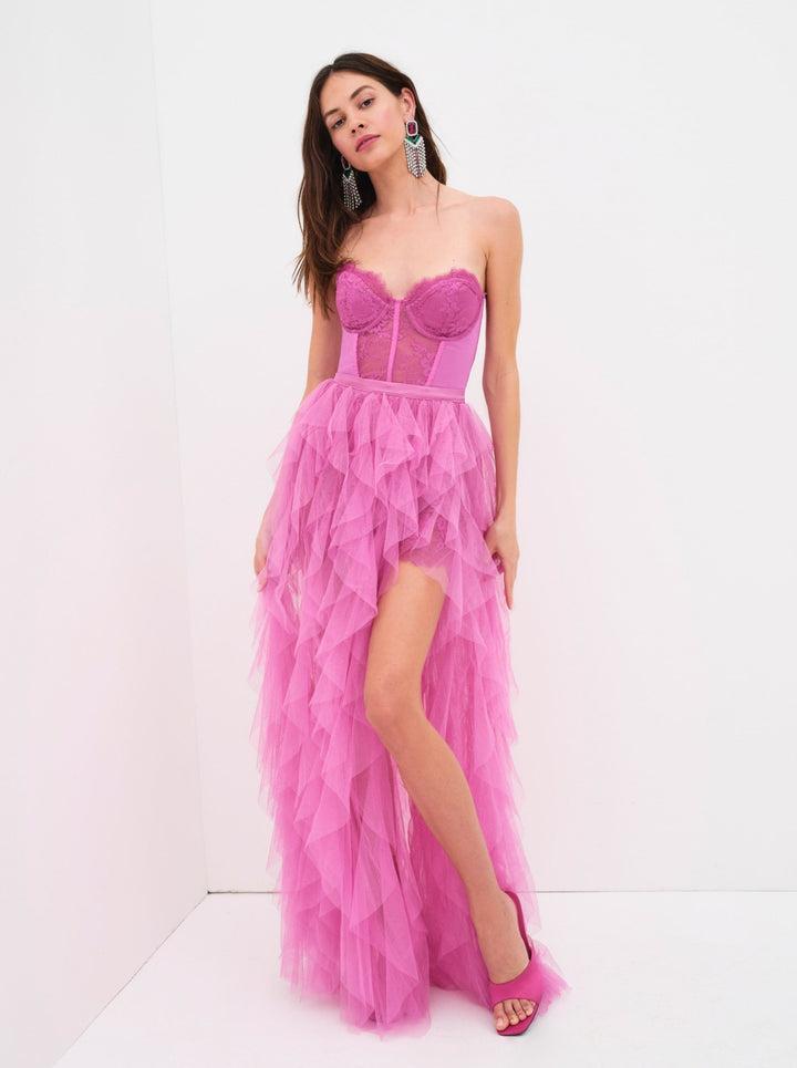 Bustier Gown — Pink Product Image