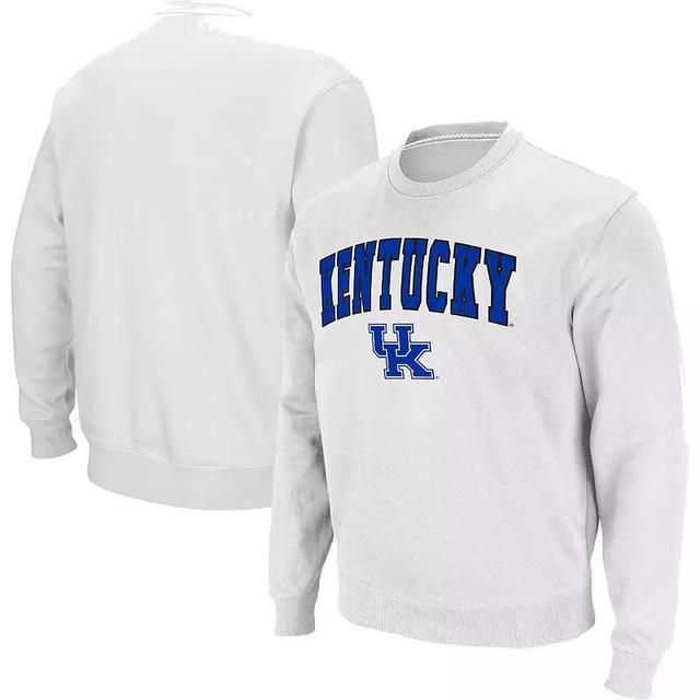 Mens Colosseum Kentucky Wildcats Arch & Logo Pullover Sweatshirt Product Image