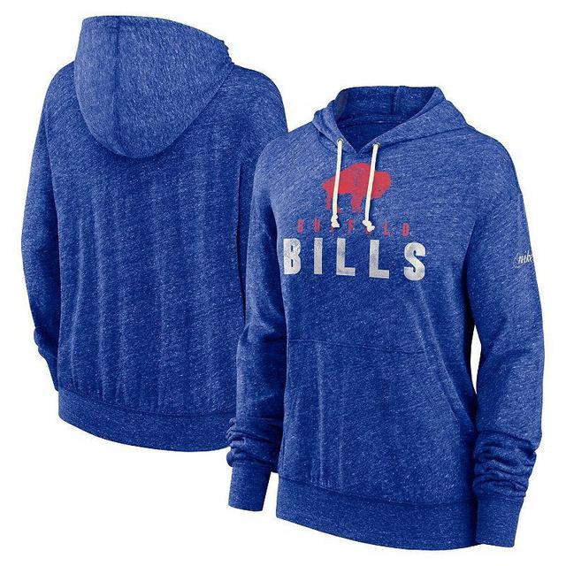 Womens Nike Royal Buffalo Bills Rewind Gym Vintage Pullover Hoodie Product Image