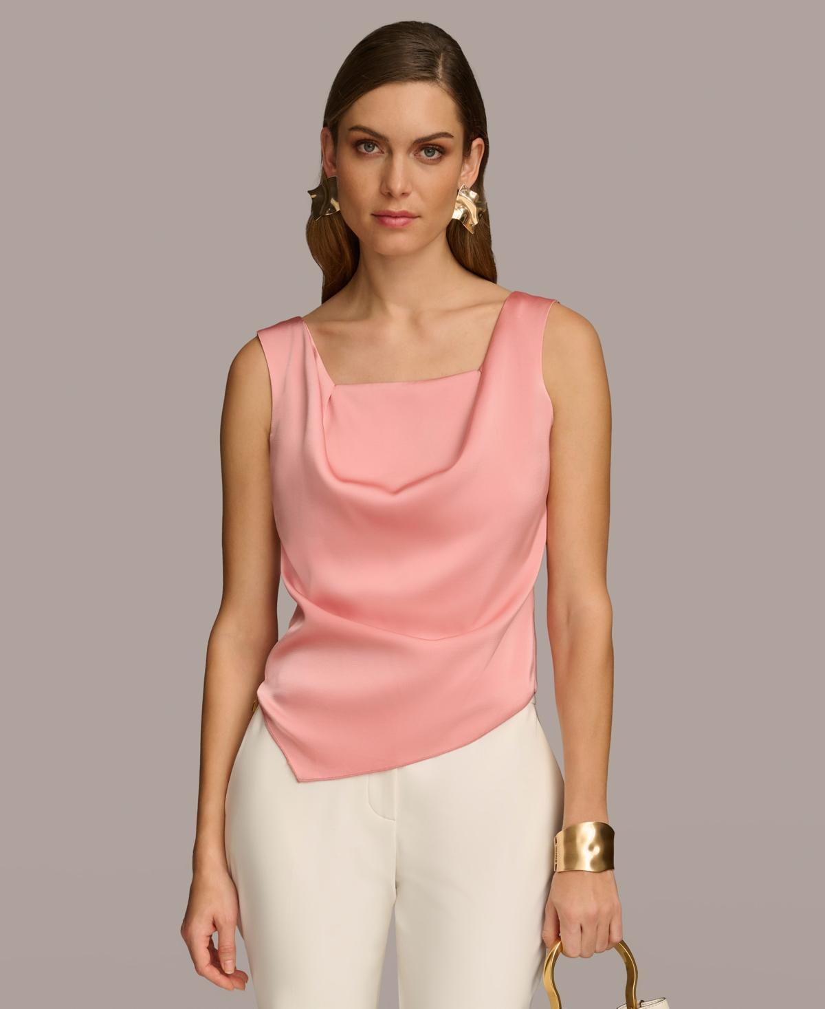 Women's Square-Neck Satin Tank Top product image