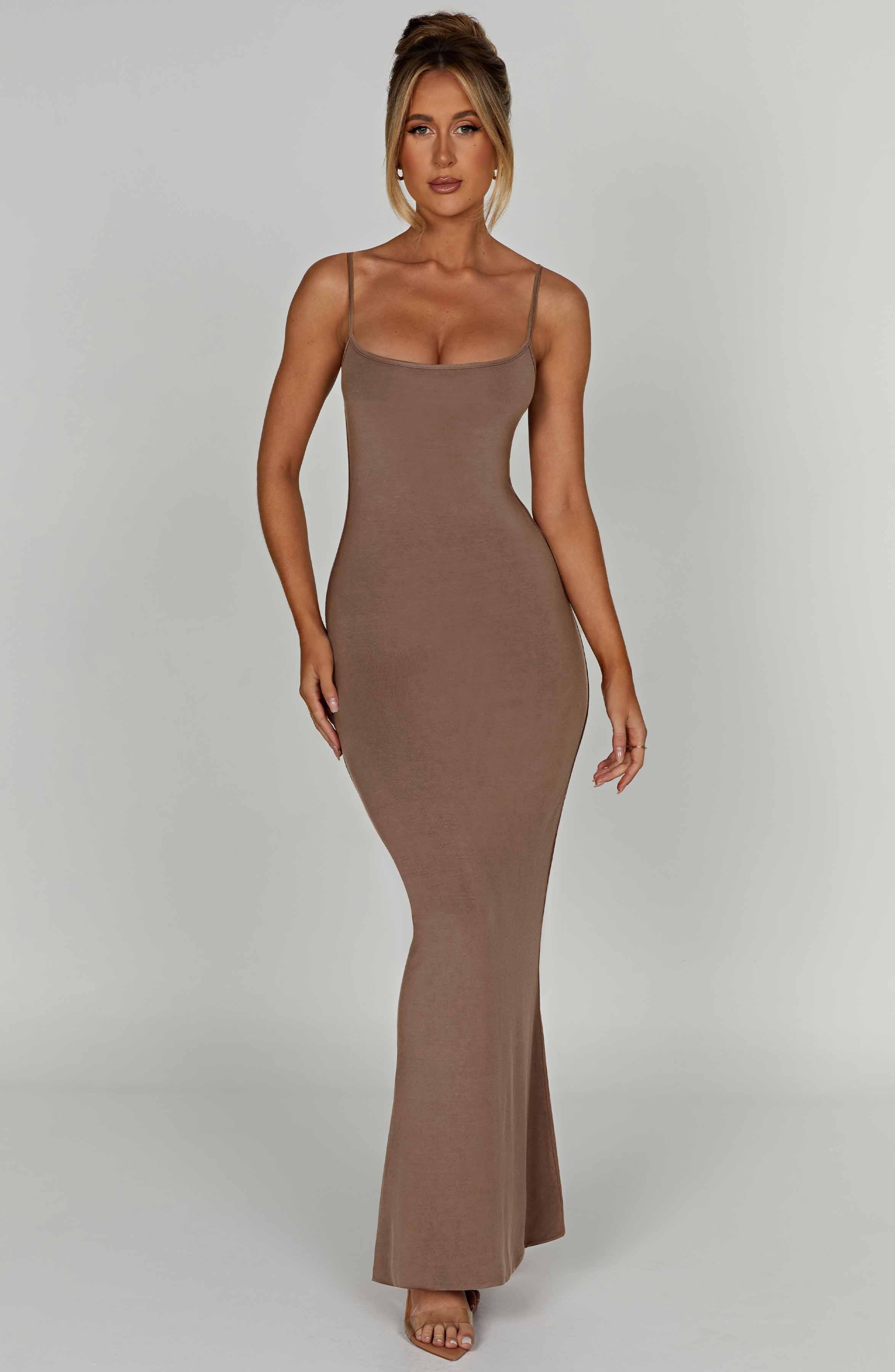 Saskia Maxi Dress - Mocha Product Image