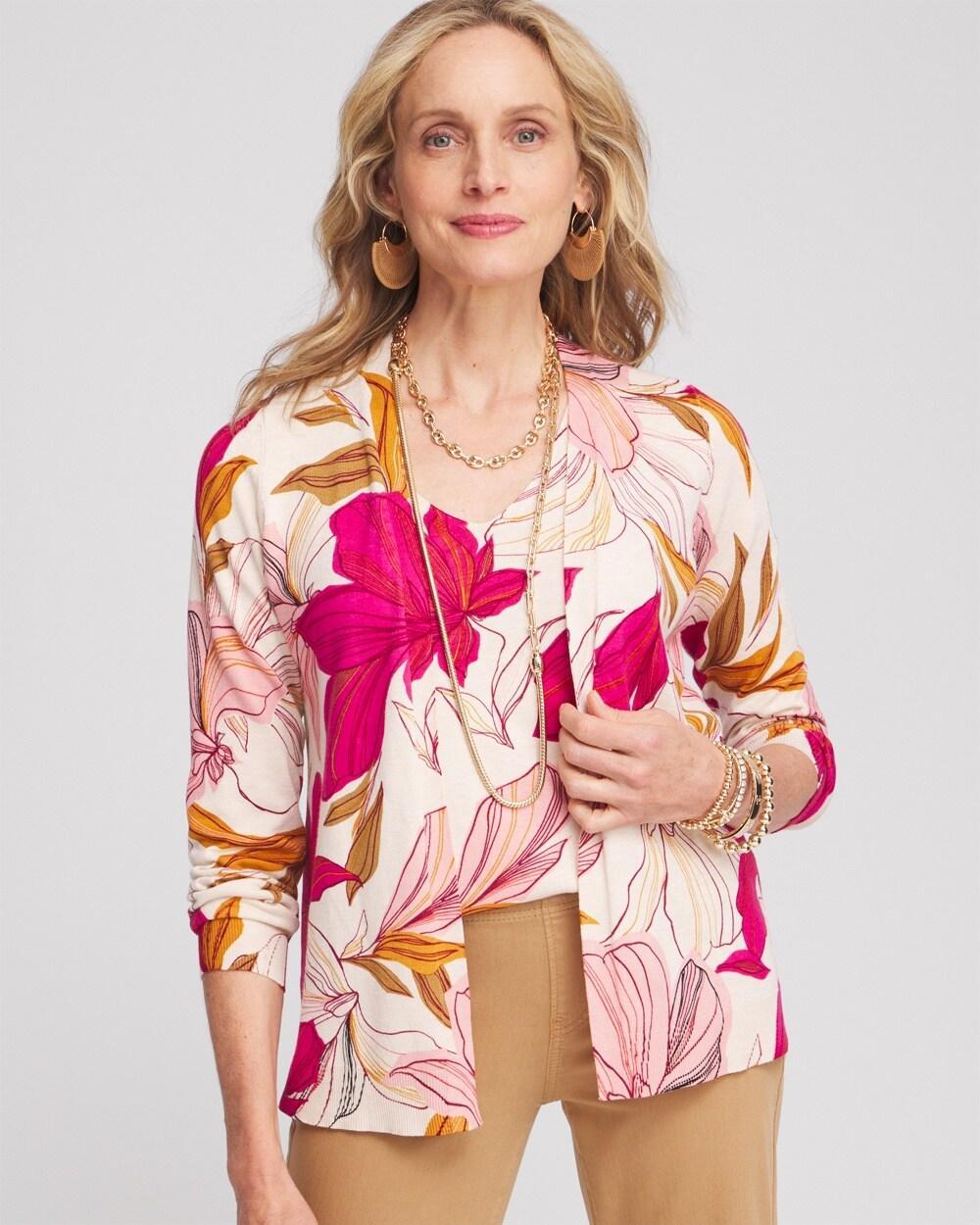 Blooms Long Sleeve Cardigan Product Image