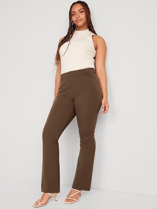 High-Waisted Pixie Flare Pants Product Image