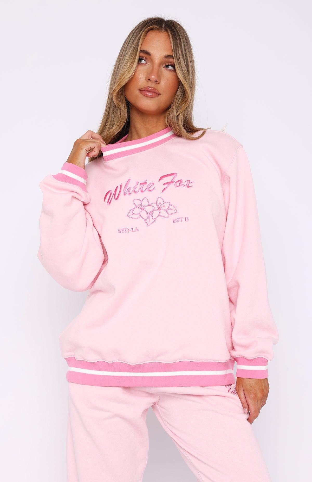 Taking A Break Oversized Sweater Pink Product Image