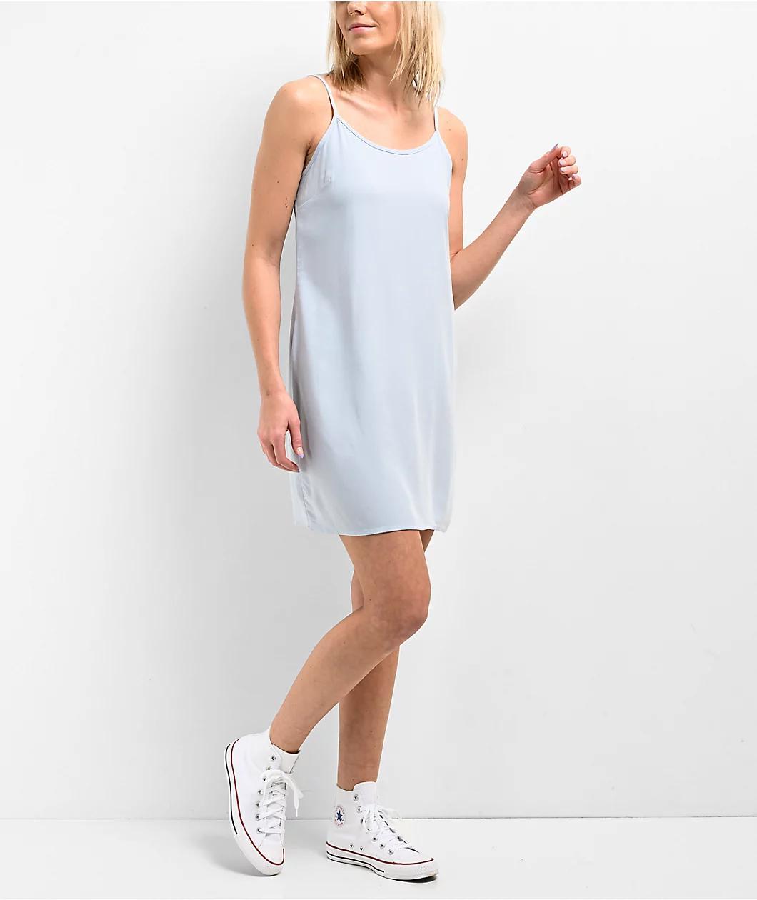 Zine Remi Light Blue Slip Dress Product Image