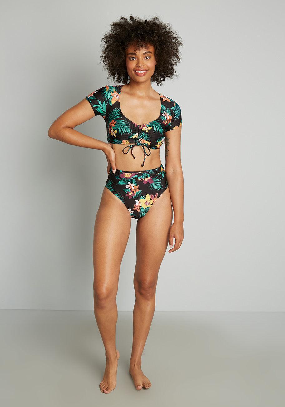 Boardwalk Bliss High-Waisted Bikini Bottom Product Image