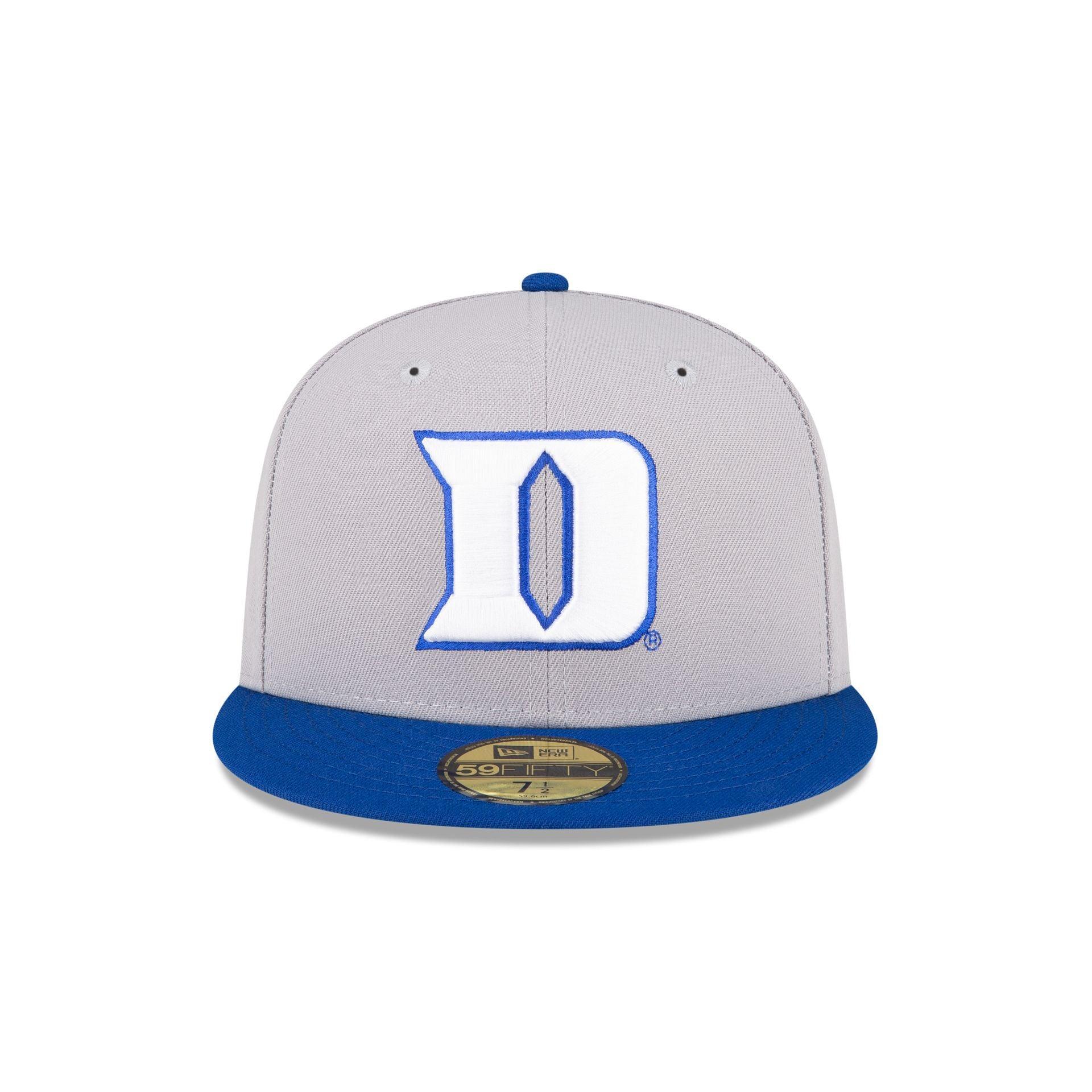 Duke Blue Devils Gray 59FIFTY Fitted Hat Male Product Image