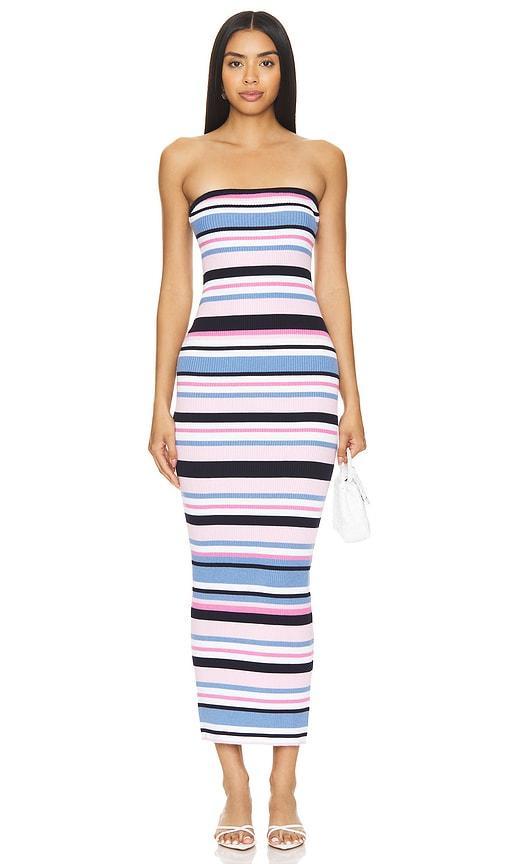 Lovers and Friends Janey Dress in Blue & Pink Multi Product Image