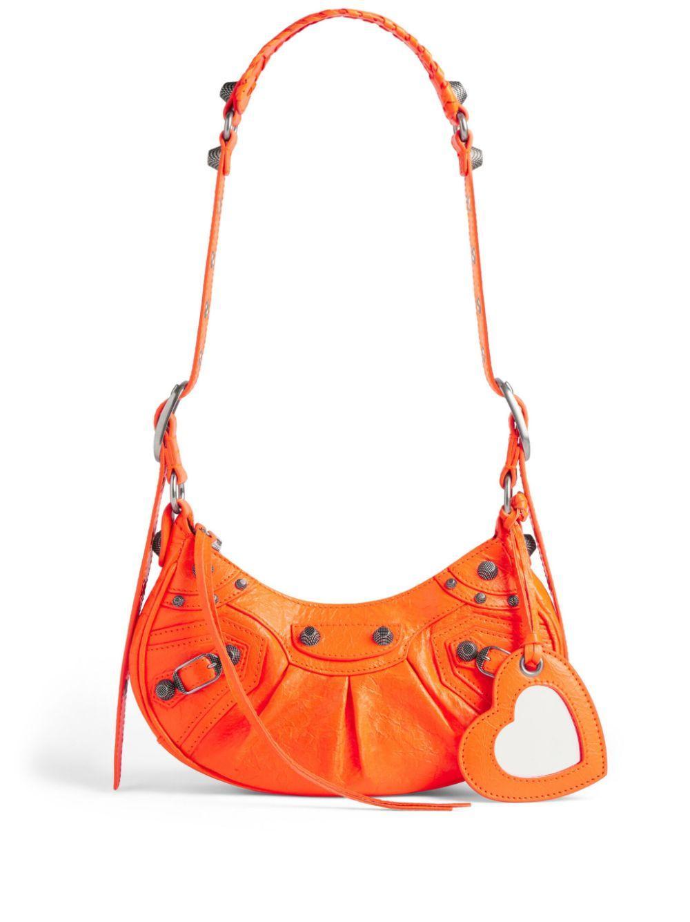 BALENCIAGA Le Cagole Xs Shoulder Bag In Orange Product Image