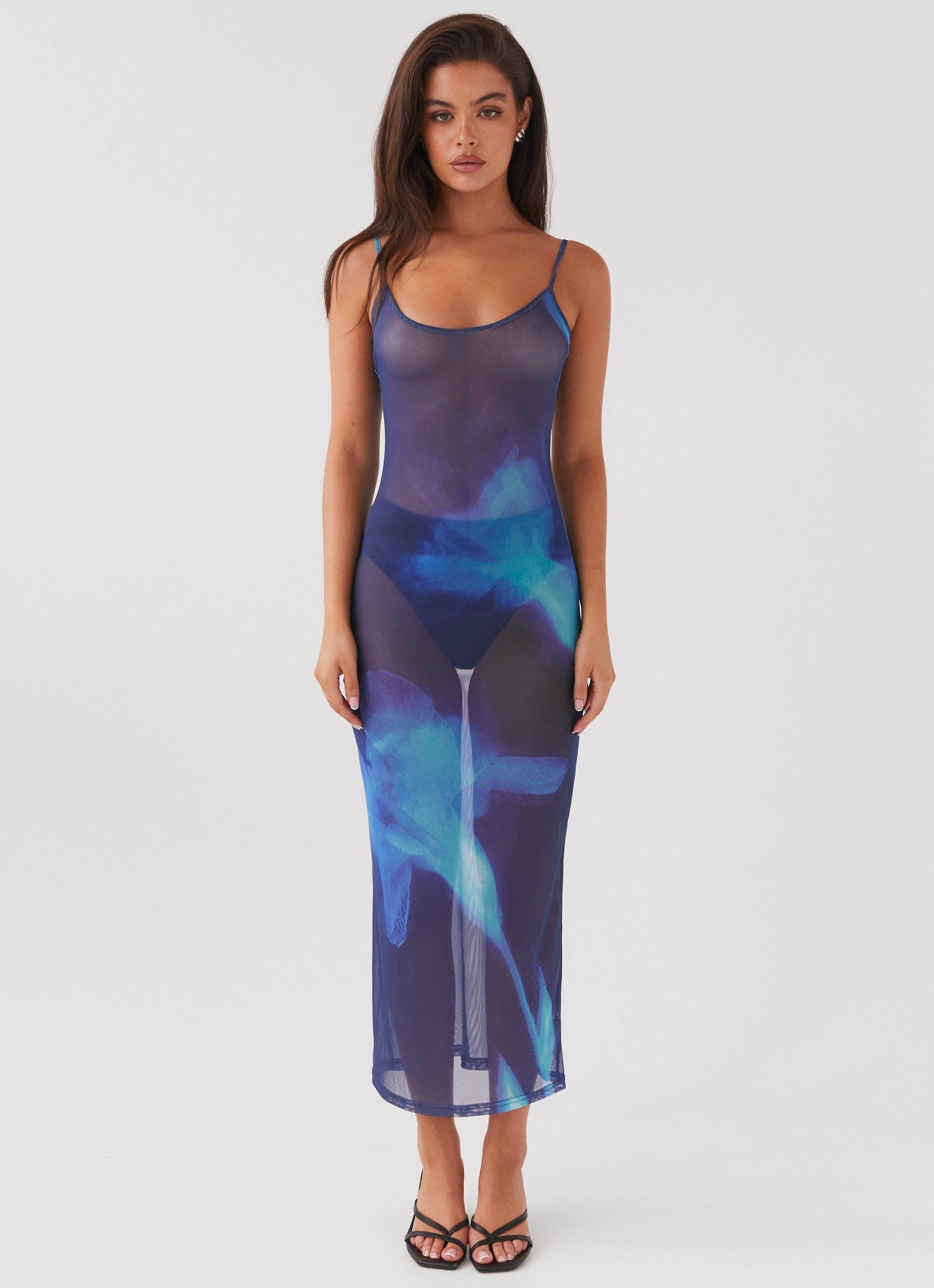 Love On The Run Maxi Dress - Cyber Rose Product Image