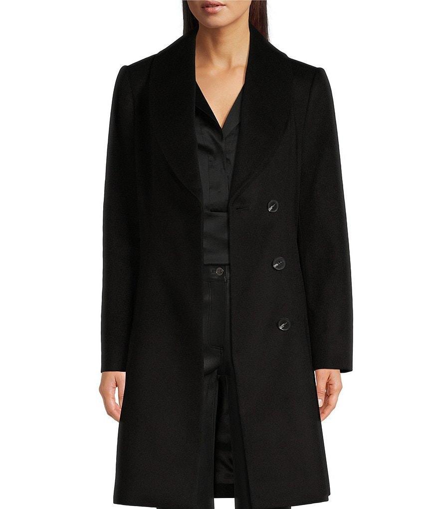 Katherine Kelly Pure Wool Shawl Collar Coat Product Image